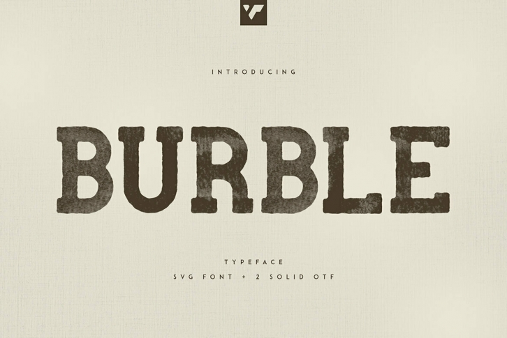 Burble VP Font Font Download