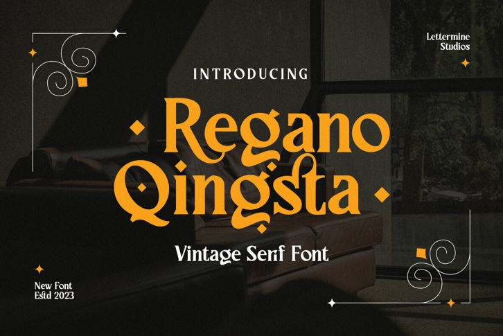 Regano Qingsta Font Font Download