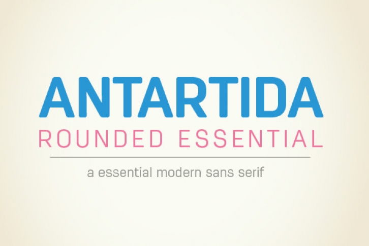 Antartida Rounded Essential Font Font Download