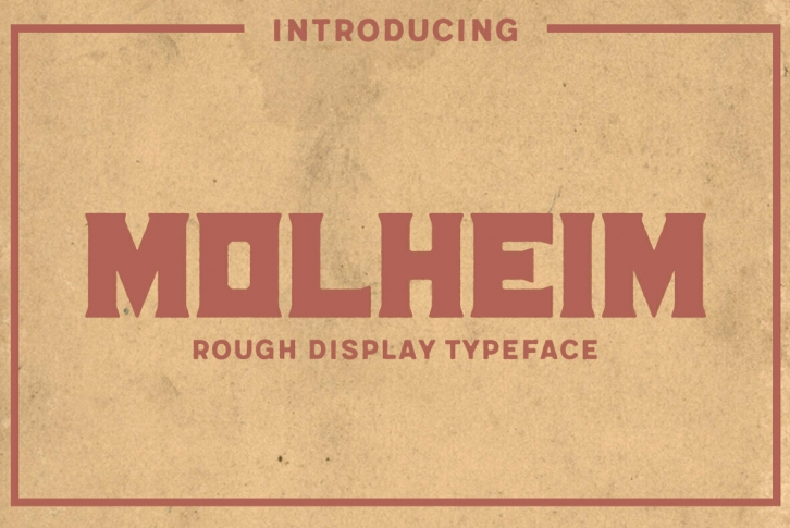 Molheim Rough Font Font Download