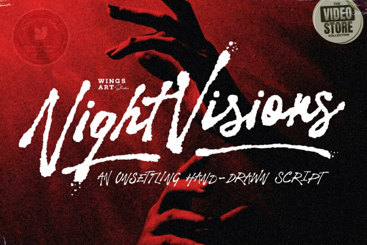Night Visions Font Font Download