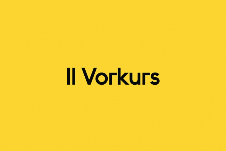 II Vorkurs Typeface: A Bauhaus-Inspired Geometric Sans-Serif Font Font Download