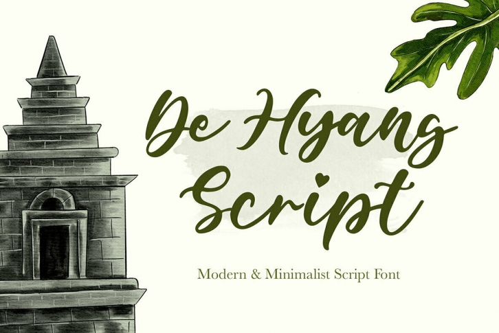 De Hyang Script Font Font Download