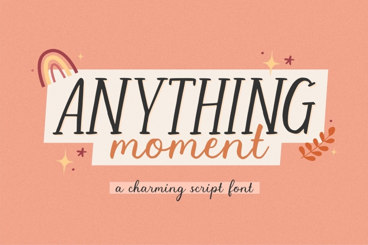 Anything Moment Font Font Download