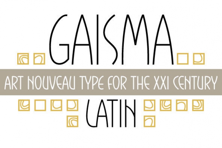Gaisma Latin Font Font Download