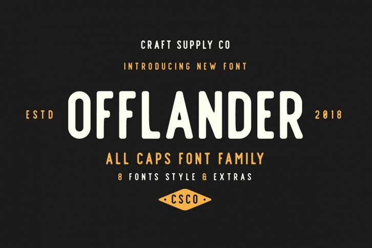 Offlander Font Font Download