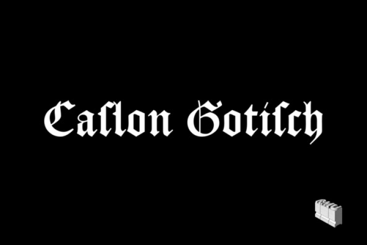 Caslon Gotisch Font Font Download