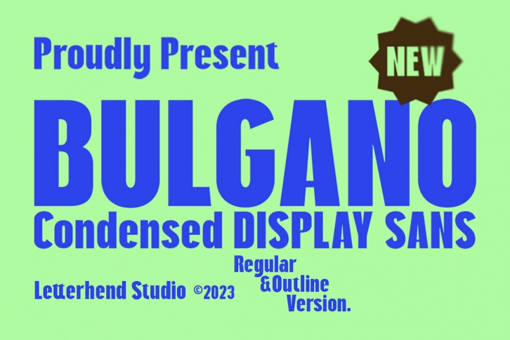 Bulgano Font Font Download