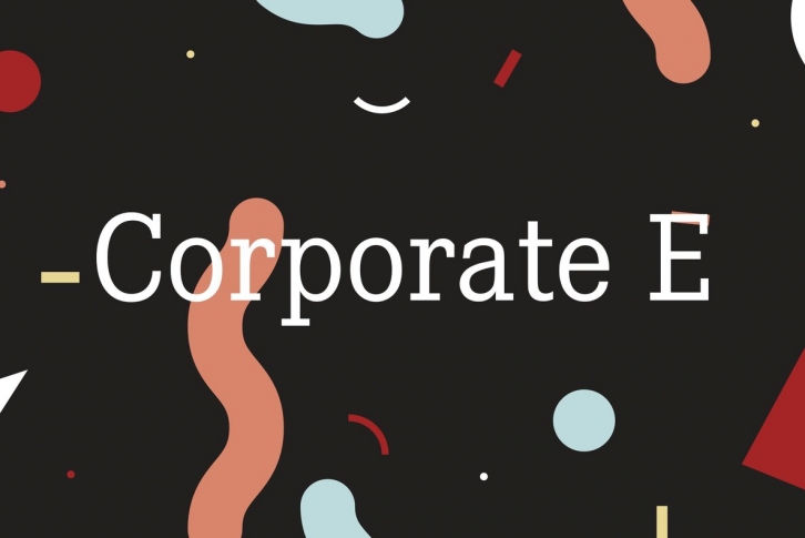 Corporate E Font Font Download