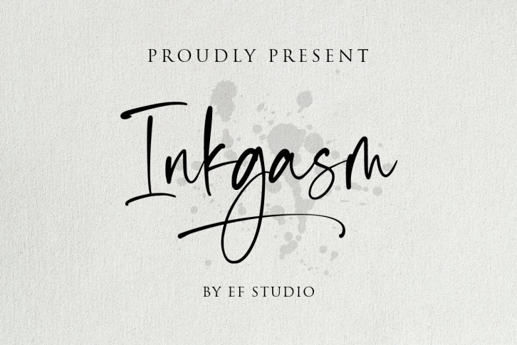 Inkgasm Font Font Download