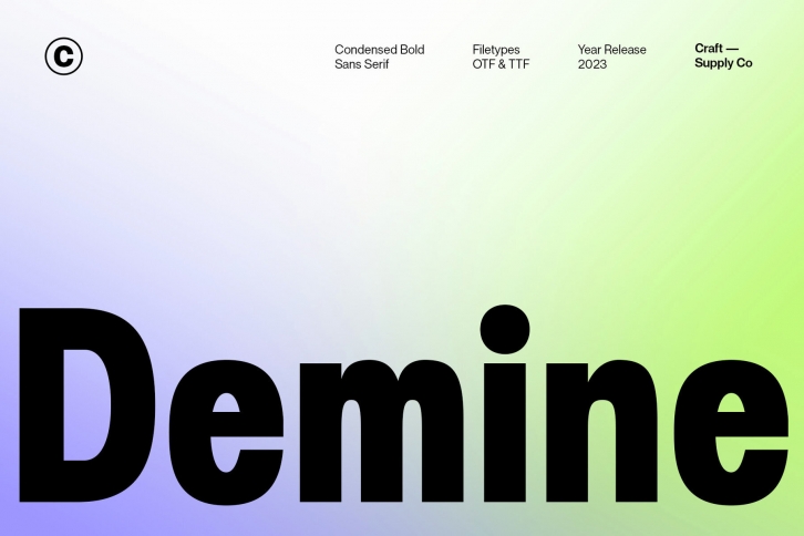 Demine Font Font Download