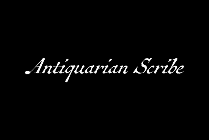 Antiquarian Scribe Font Font Download