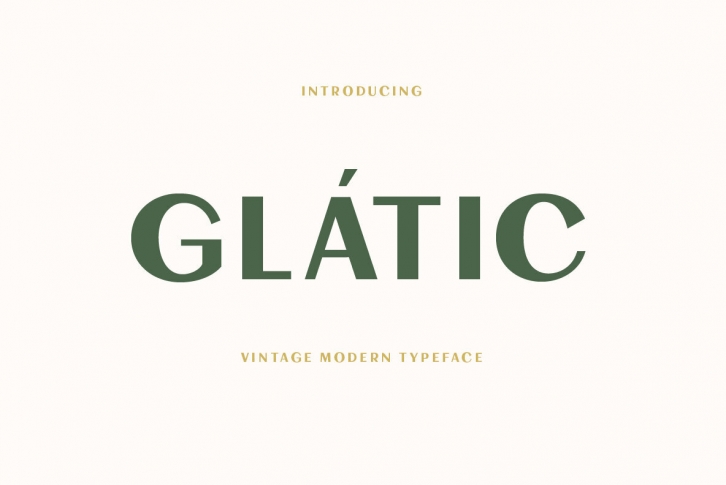 Glatic Font Font Download