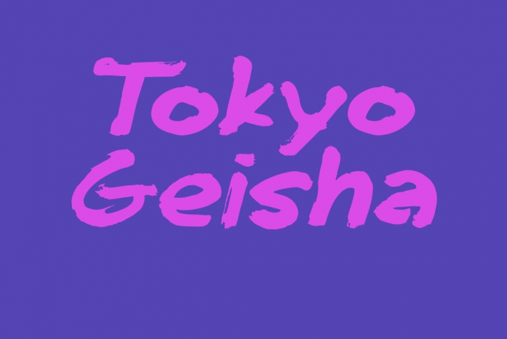 Tokyo Geisha Font Font Download