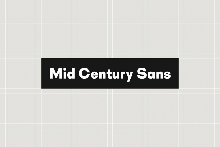 Mid Century Sans Font Font Download
