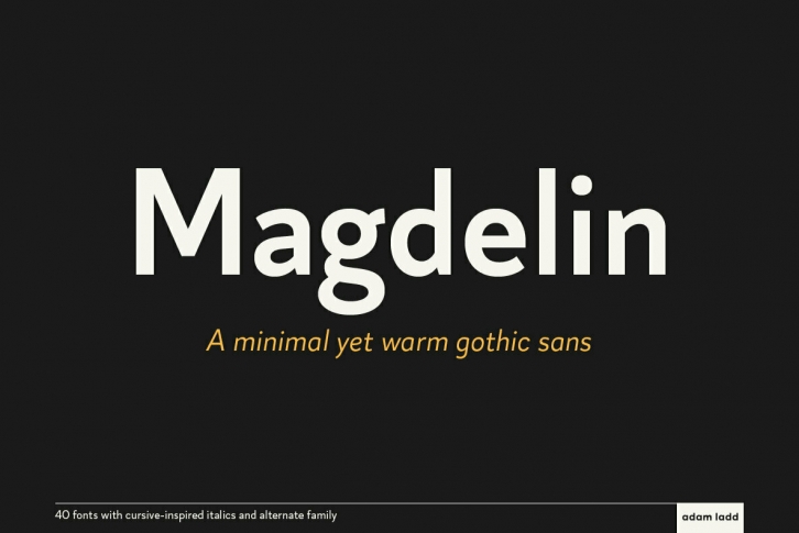 Magdelin Font Font Download