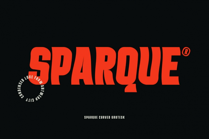 Sparque Curved Font Font Download