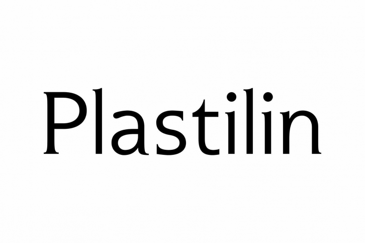 Plastilin Font Font Download
