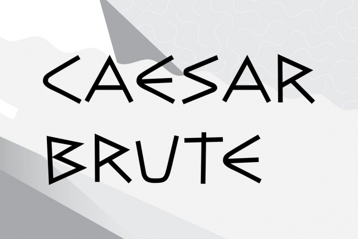 Caesar Brute Font Font Download