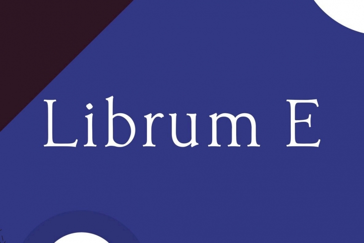 Librum E Font Font Download