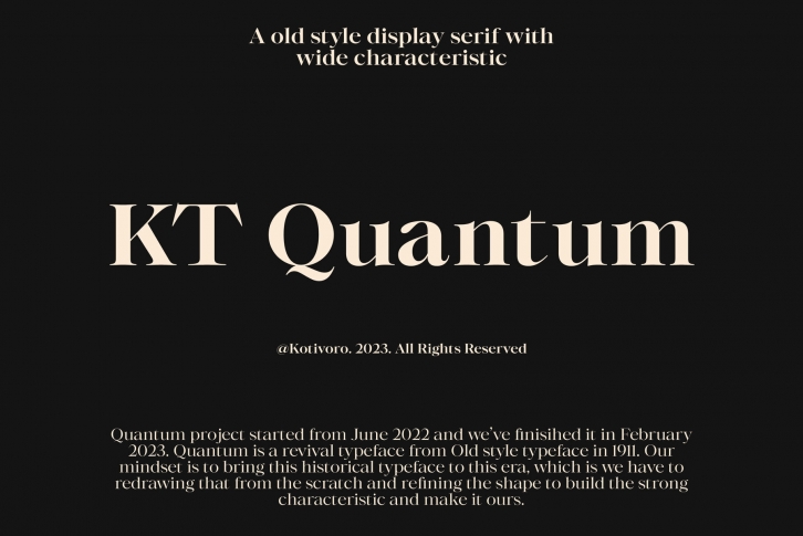 KT Quantum Font Font Download