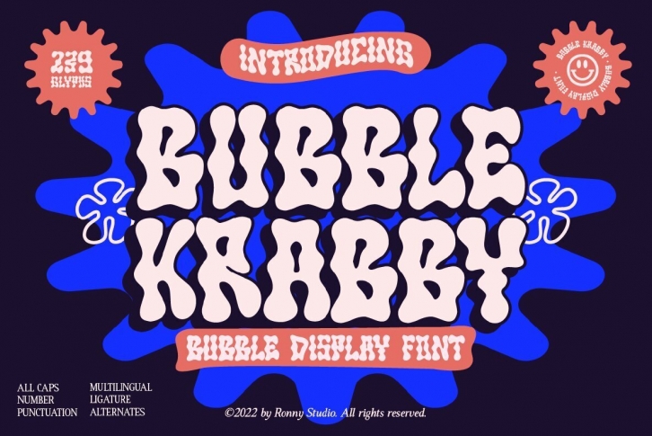 Bubble Krabby Font Font Download