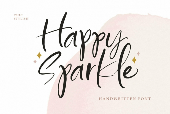 Happy Sparkle Font Font Download