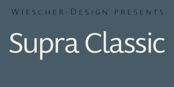 Supra Classic Font Font Download