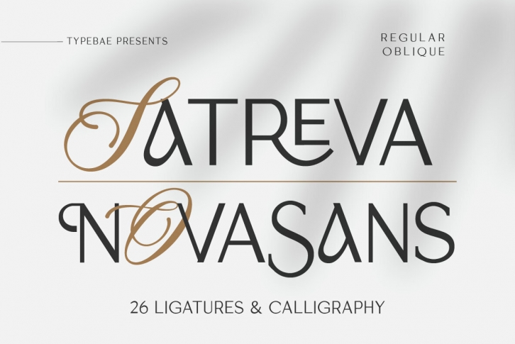 Satreva Nova Sans Font Font Download