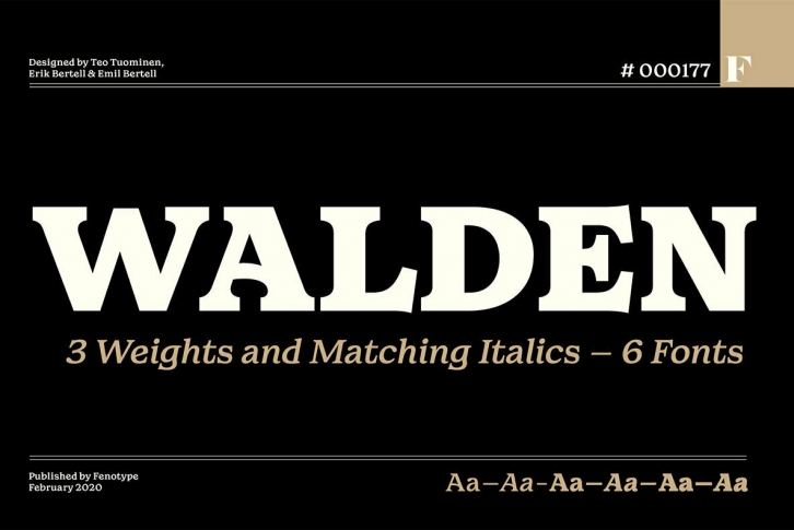 Walden Font Font Download