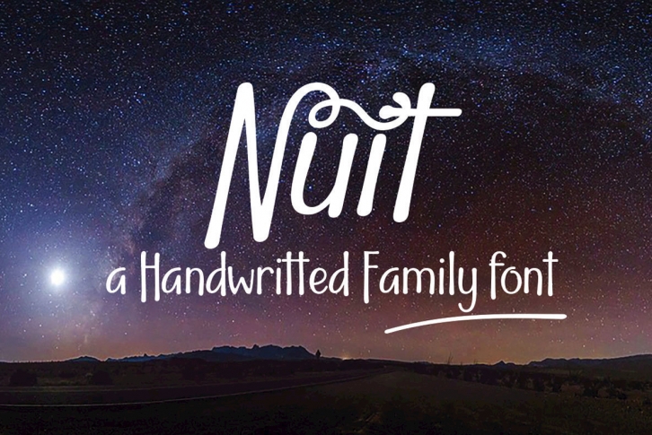 Nuit Font Font Download