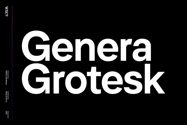 Genera Grotesk Font Font Download