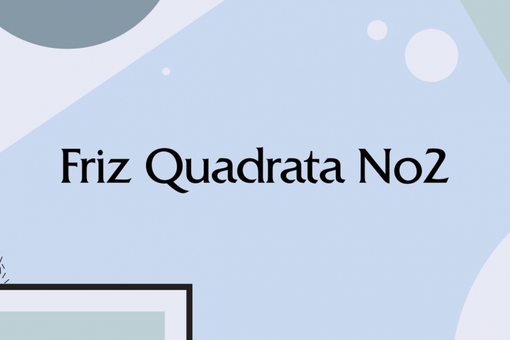Friz Quadrata Font Font Download
