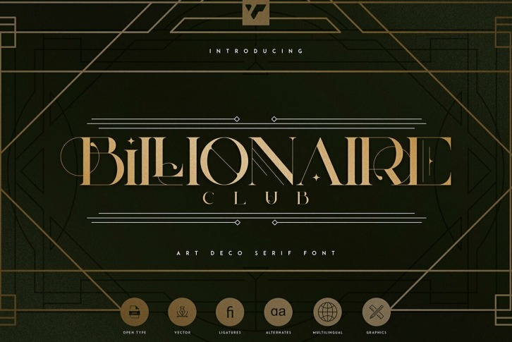 Billionaire Club Font Font Download
