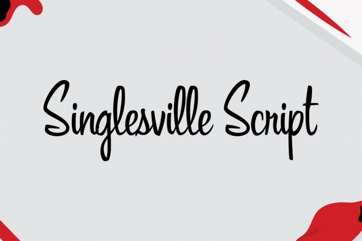 Singlesville Script Font Font Download