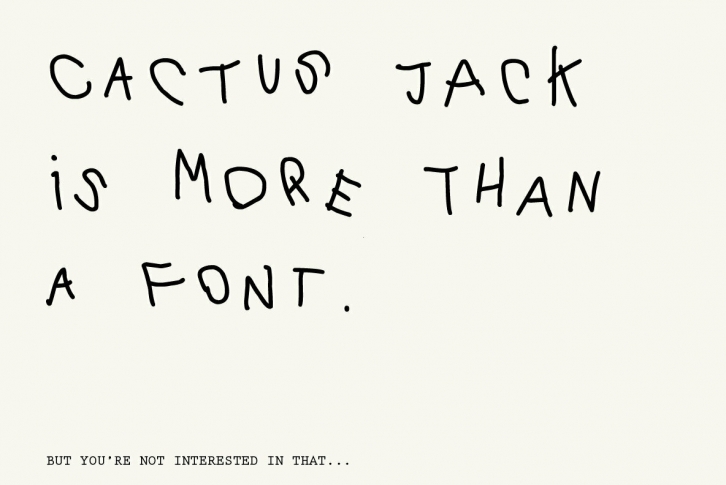 Cactus Jack Font Font Download