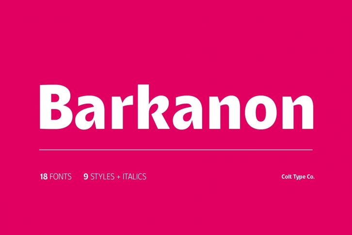 Barkanon Font Font Download