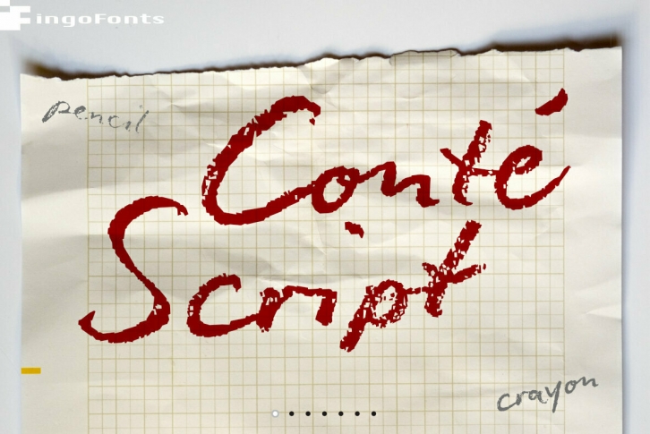Conte Script Plus Font Font Download
