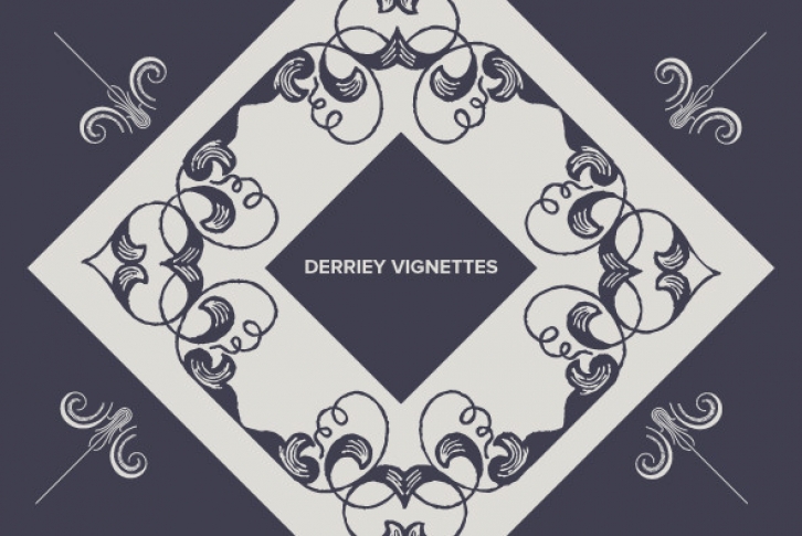 Derriey Vignettes Font Font Download