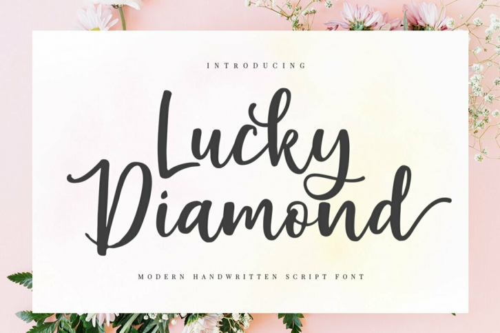 Lucky Diamond Script Font Font Download