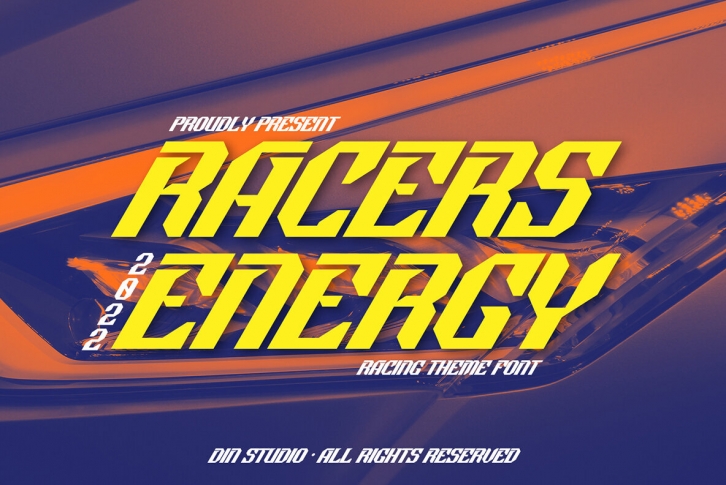 Racer Energy Font Font Download