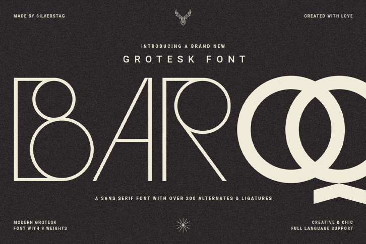 Baroque Grotesk Font Font Download