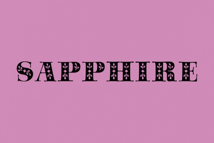 Sapphire Font Font Download