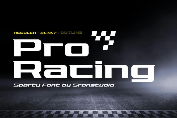 Pro Racing Font Download