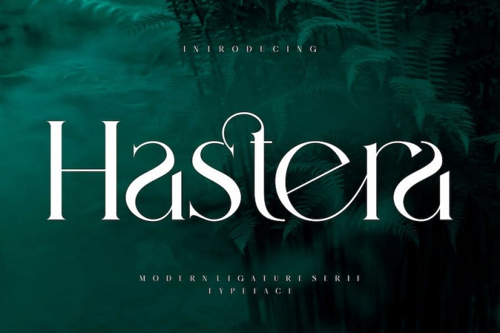 Hastera Modern Ligature Serif Font Download