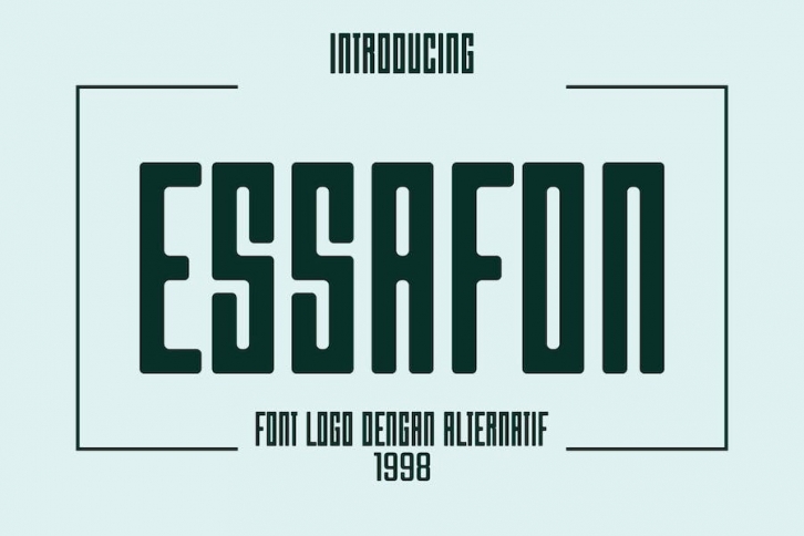 Essafon Bold Font Font Download