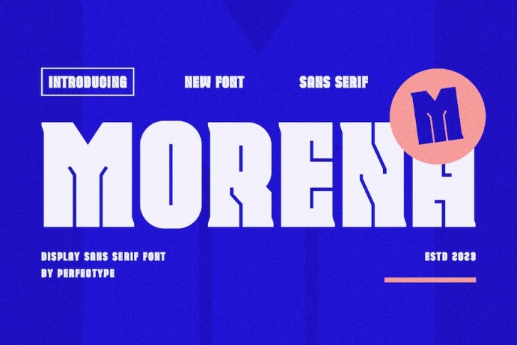 Morena Modern Futuristic Sans Serif Font Font Download
