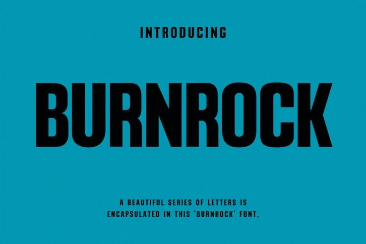 Burnrock-Futuristic font Font Download