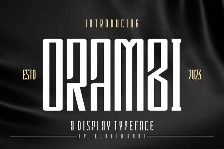 Orambi Font Download