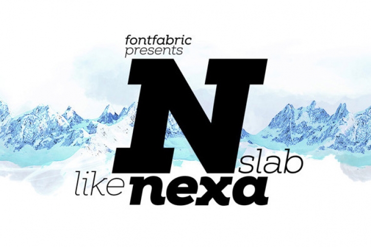 Nexa Slab Font Font Download